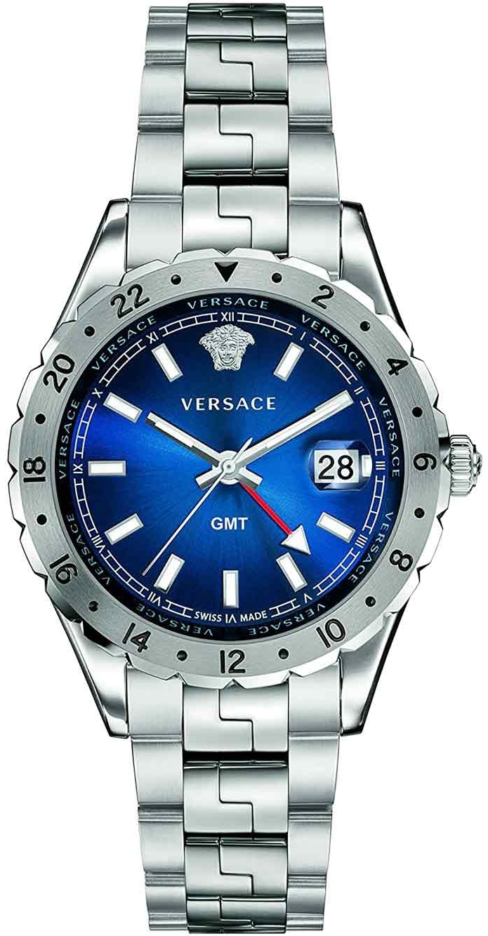 Versace Herrklocka V11010015 Hellenyium Blå/Stål Ø42 mm - Versace