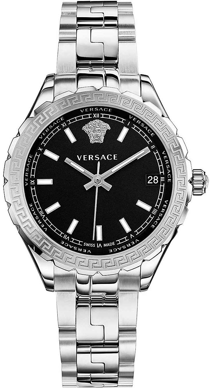 Versace Damklocka V12020015 Hellenyium Svart/Stål Ø35 mm - Versace