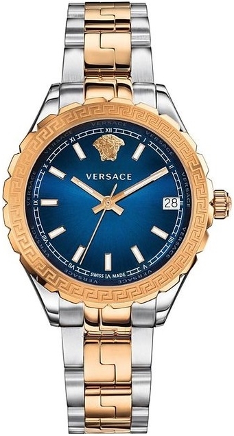 Versace Damklocka V12060017 Hellenyium Lady Blå/Stål Ø35 mm - Versace