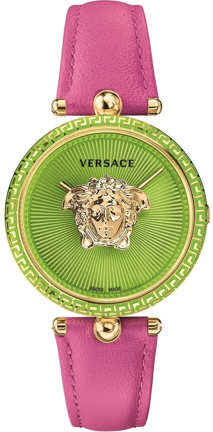 Versace Damklocka VCO150017 Palazzo Grön/Läder Ø39 mm - Versace