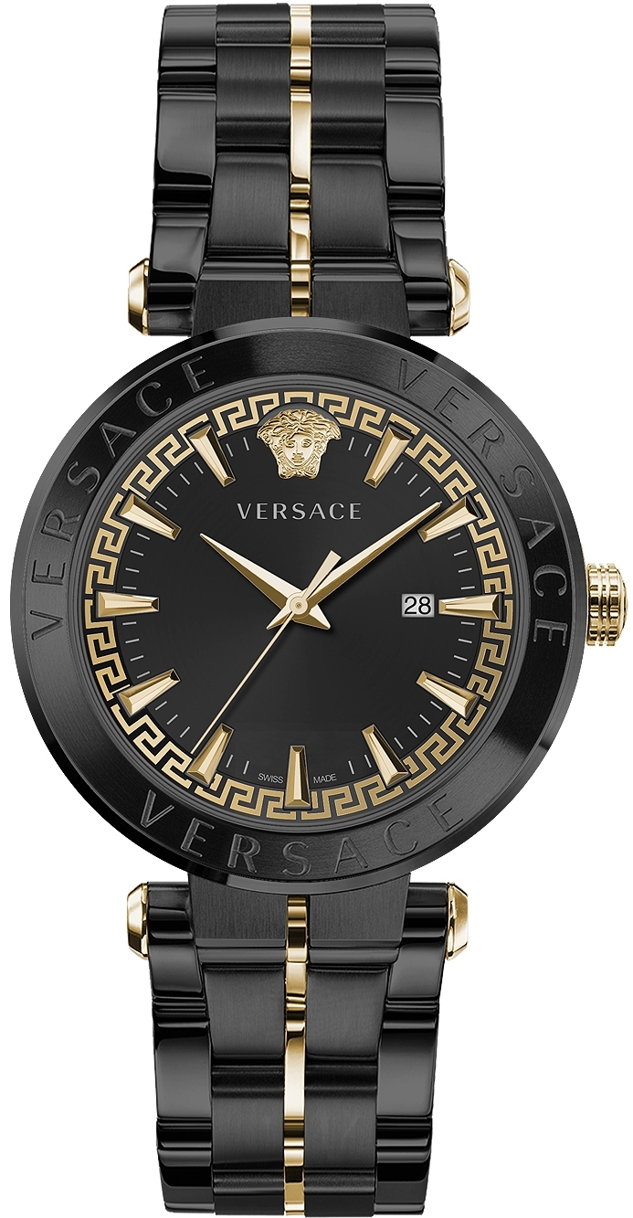 Versace Herrklocka VE2G00621 Aion Svart/Stål Ø44 mm - Versace