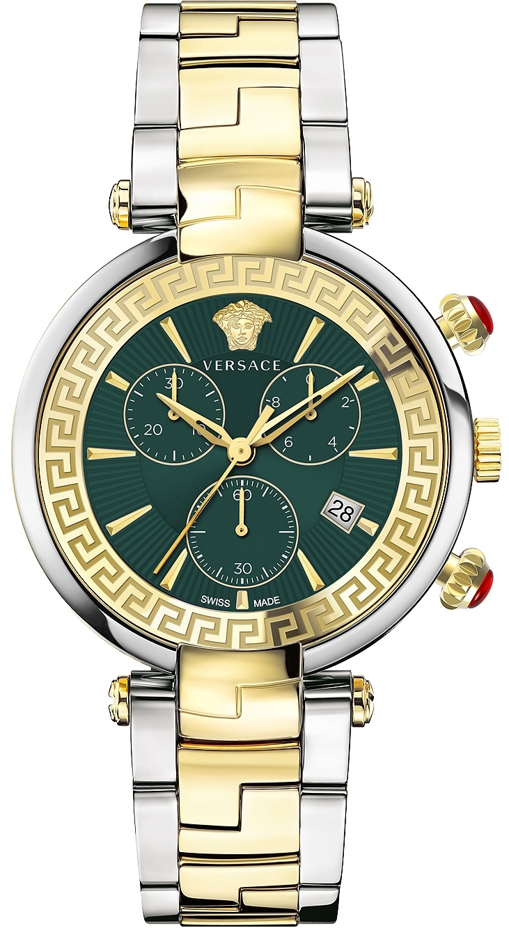 Versace Herrklocka VE2M00521 Revive Grön/Stål Ø41 mm - Versace