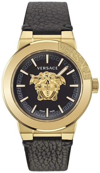 Versace Herrklocka VE7E00223 Medusa Svart/Läder Ø43 mm - Versace