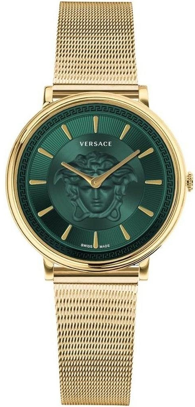 Versace VE8102519 V Circle Grön/Gulguldtonat stål Ø38 mm - Versace