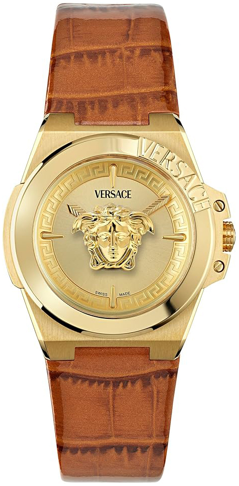 Versace Damklocka VE8D00224 Hera Guld/Läder Ø37 mm - Versace