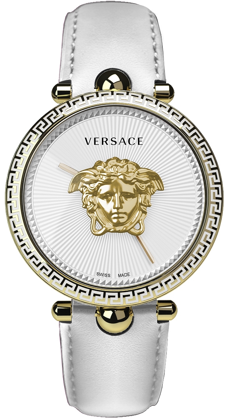 Versace VECO02022 Palazzo Vit/Läder Ø39 mm - Versace