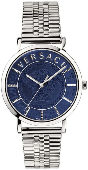 Versace Herrklocka VEJ400821 Essential Blå/Stål Ø40 mm - Versace