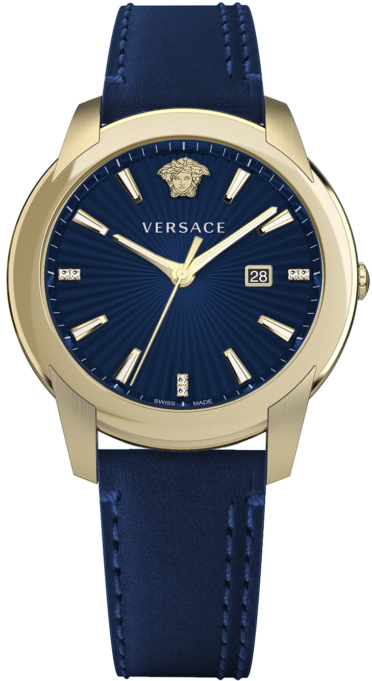 Versace Herrklocka VELQ00819 V Urban Blå/Stål Ø42 mm - Versace