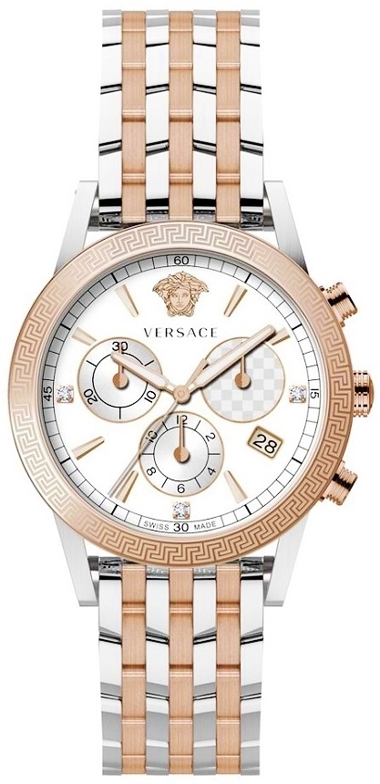 Versace Damklocka VELT00819 Silverfärgad/Stål Ø41 mm - Versace