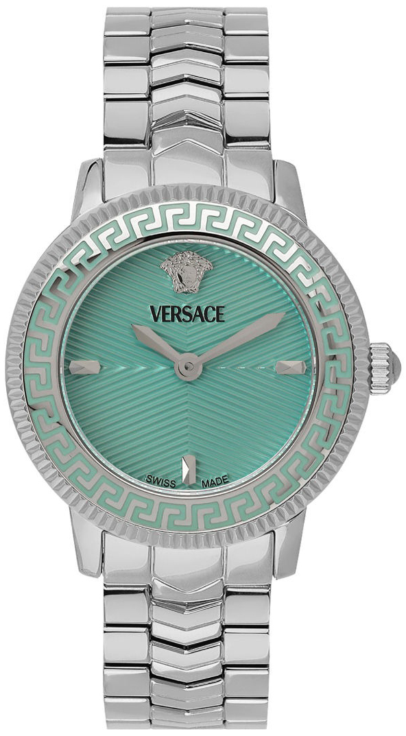 Versace Damklocka VEUCA0324 V Icon Grön/Stål Ø30 mm - Versace
