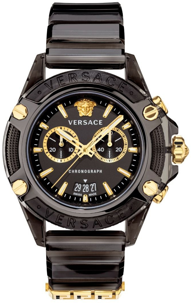 Versace VEZ700421 Active Chrono Svart/Resinplast Ø44 mm