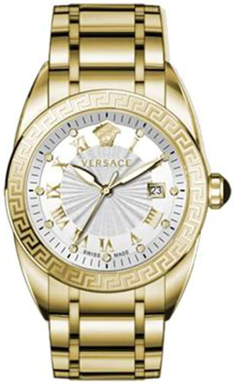 Versace Herrklocka VFE150015 V Spirit Vit/Gulguldtonat stål Ø42 mm