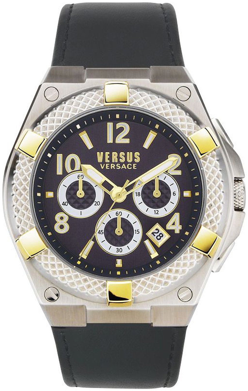 Versus by Versace Herrklocka VSPEW0219 Esteve Svart/Läder Ø46 mm - Versus by Versace