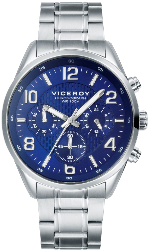 Viceroy Herrklocka 401017-35 Classic Blå/Stål Ø40 mm