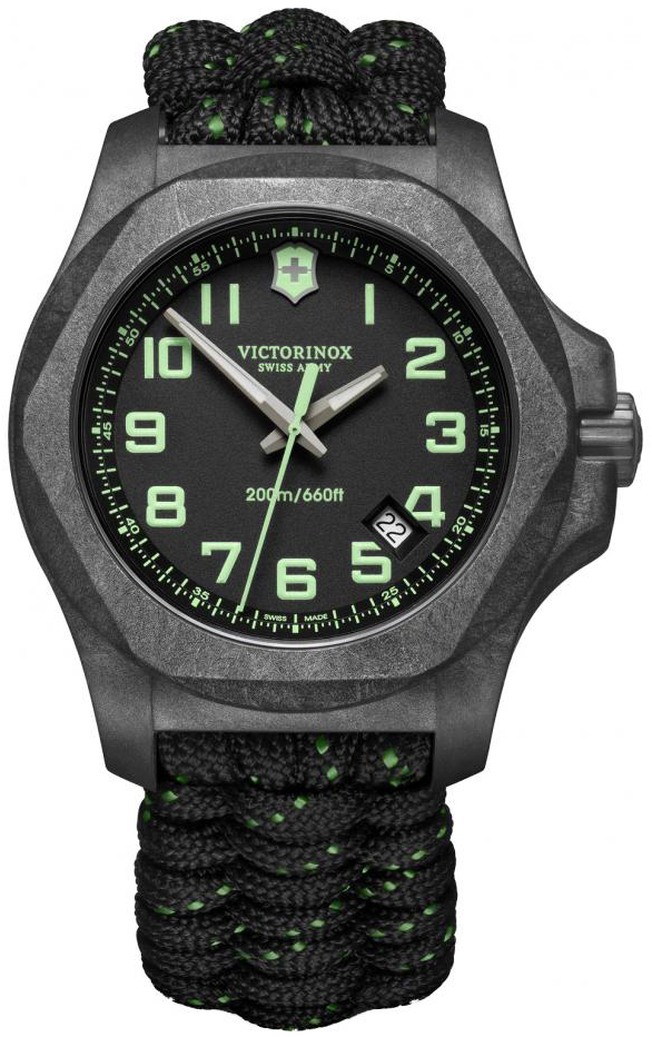 Victorinox Herrklocka 241859 Svart/Textil Ø43 mm - Victorinox