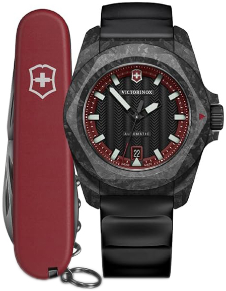 Victorinox Herrklocka 242024.1 I.N.O.X. Svart/Gummi Ø41 mm - Victorinox