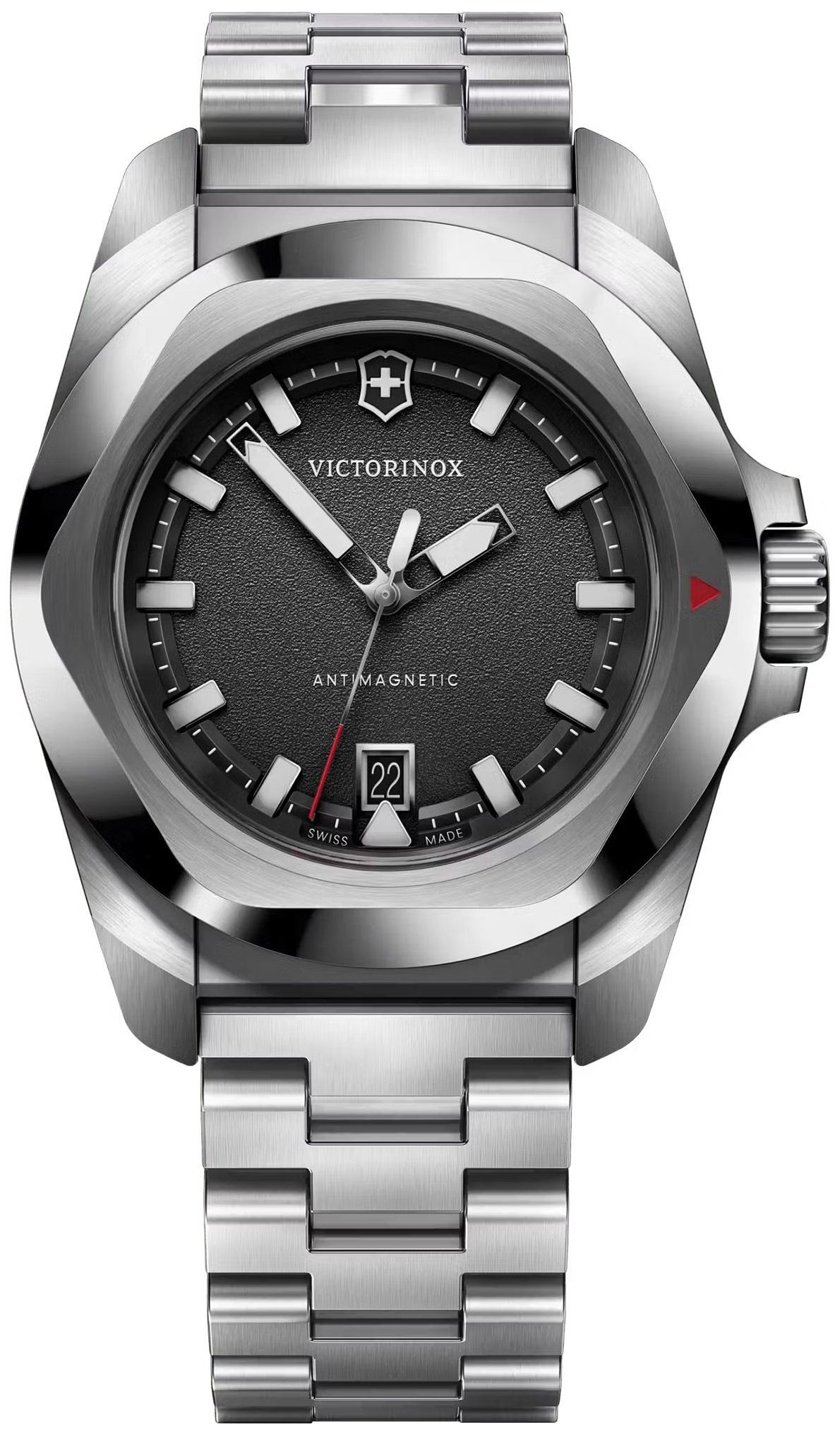 Victorinox Herrklocka 242030 I.N.O.X. Svart/St&aring;l &Oslash;41 mm