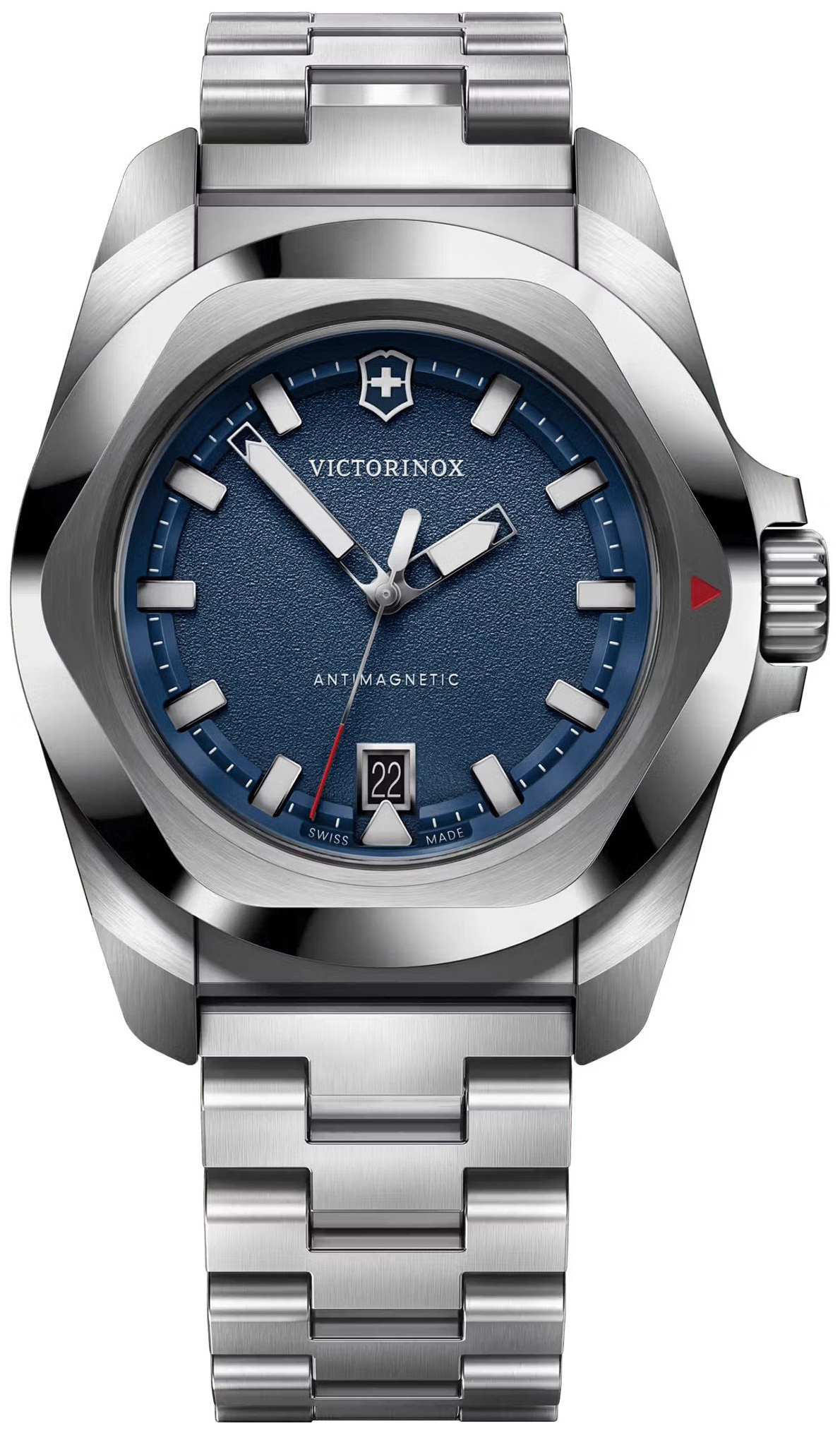 Victorinox Herrklocka 242031 I.N.O.X. Bl&aring;/St&aring;l &Oslash;41 mm