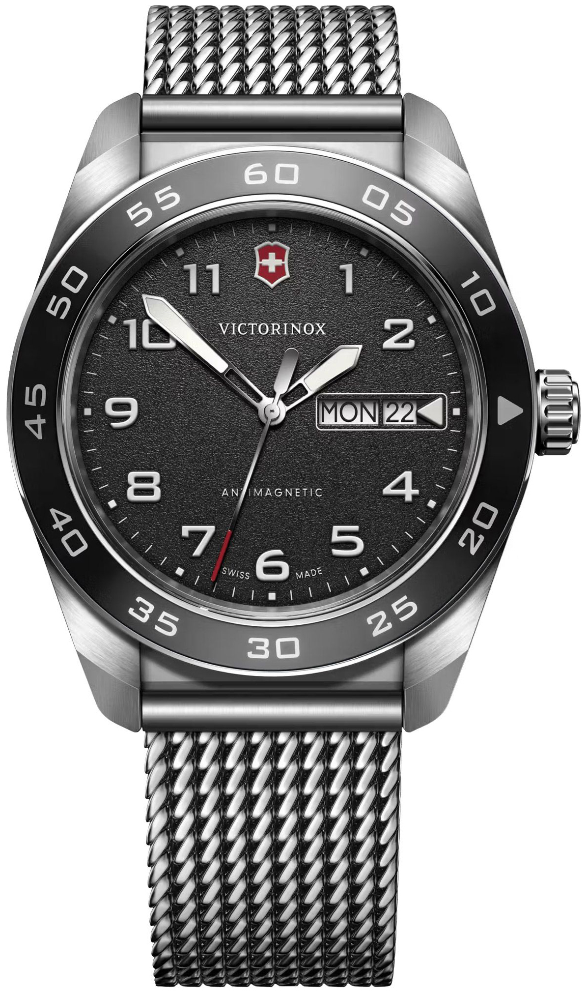 Victorinox Herrklocka 242043 Swiss Army Svart/St&aring;l &Oslash;42 mm