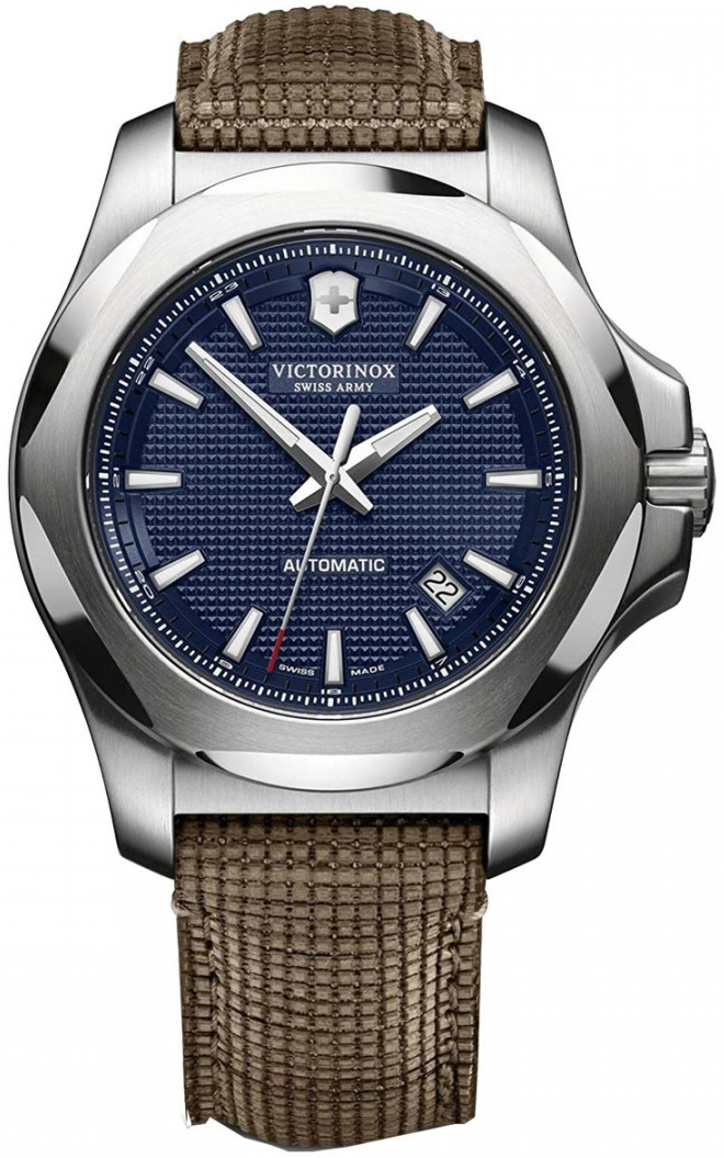 Victorinox Herrklocka V241834 I.N.O.X. Blå/Läder Ø43 mm - Victorinox