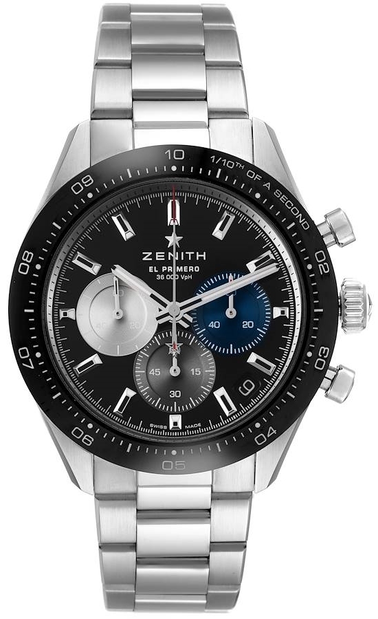 Zenith Herrklocka 03.3100.3600-21.M3100 El Primero Svart/Stål Ø41 mm - Zenith