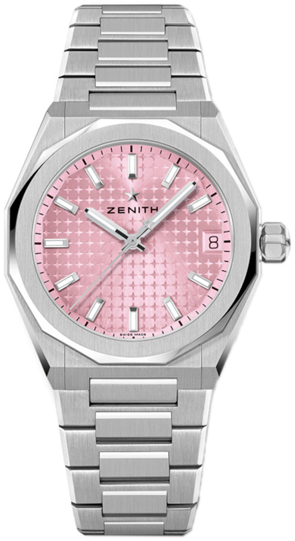 Zenith Damklocka 03.9400.670-18.I001 Defy Skyline Rosa/Stål Ø36 mm - Zenith