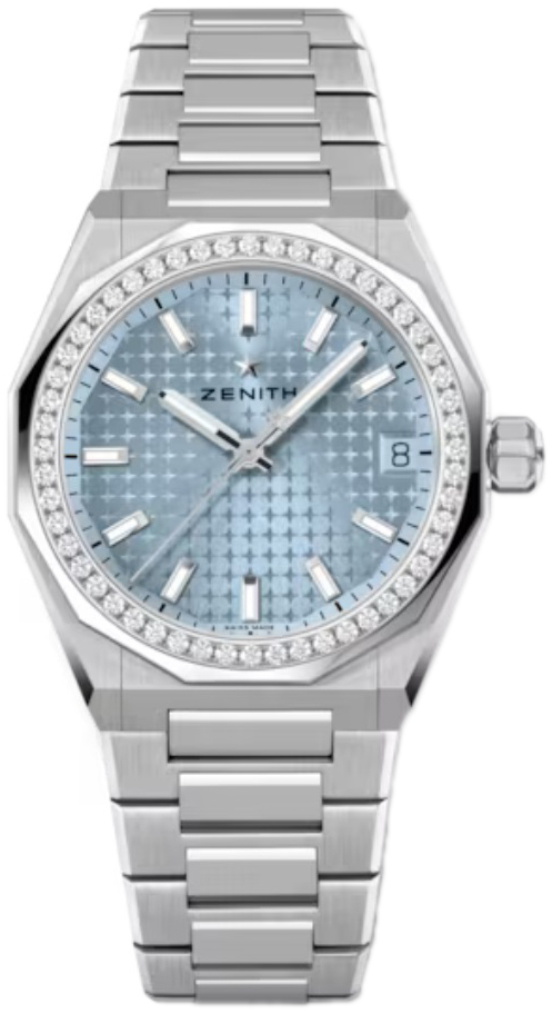 Zenith Damklocka 16.9400.670-15.I001 Defy Skyline Blå/Stål Ø36 mm - Zenith