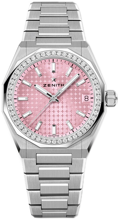 Zenith Damklocka 16.9400.670-18.I001 Defy Skyline Rosa/Stål Ø36 mm - Zenith