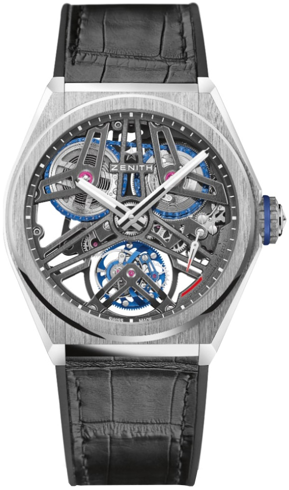 Zenith Herrklocka 40.9000.4805-75.R582 Defy Fusee Skelettskuren/Gummi - Zenith