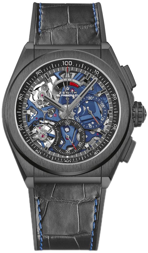 Zenith Herrklocka 49.9001.9004-78.R915 El Primero Skelettskuren/Gummi - Zenith