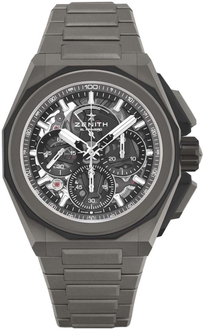 Zenith Herrklocka 97.9100.9004-02.I001 Defy Extreme Grå/Titan Ø45 mm - Zenith