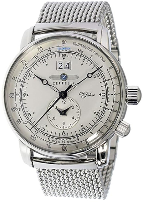 Zeppelin 100 Jahre Herrklocka 7640M1 Silverfärgad/Stål Ø42 mm - Zeppelin