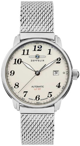 Zeppelin Herrklocka 7656M5 Graf Beige/Stål Ø40 mm - Zeppelin