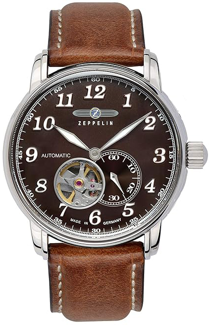 Zeppelin Herrklocka 76664 Lz 127 Graf Brun/Läder Ø40 mm - Zeppelin