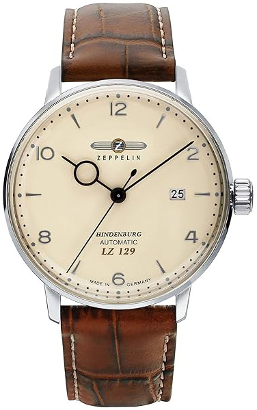 Zeppelin Herrklocka 80625 Hindenburg Beige/Läder Ø40 mm - Zeppelin
