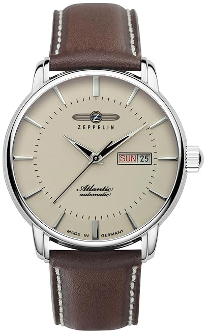 Zeppelin Herrklocka 84665 Atlantic Beige/Läder Ø41 mm