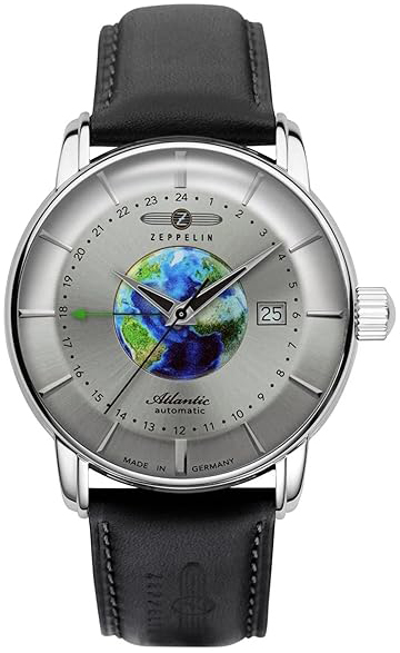 Zeppelin Herrklocka 84681 Atlantic Grå/Läder Ø42 mm