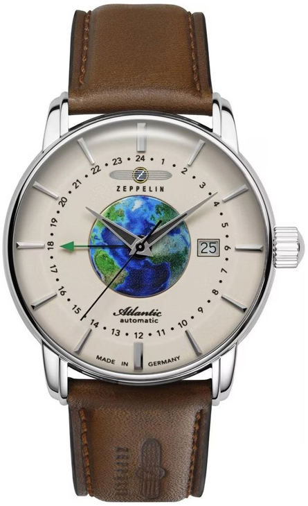 Zeppelin Herrklocka 84685 Atlantic Beige/Läder Ø42 mm - Zeppelin