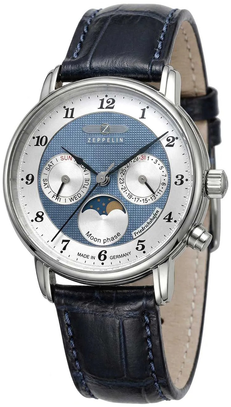 Zeppelin Damklocka 85373 Friedrichshafen Bl&aring;/L&auml;der &Oslash;36 mm