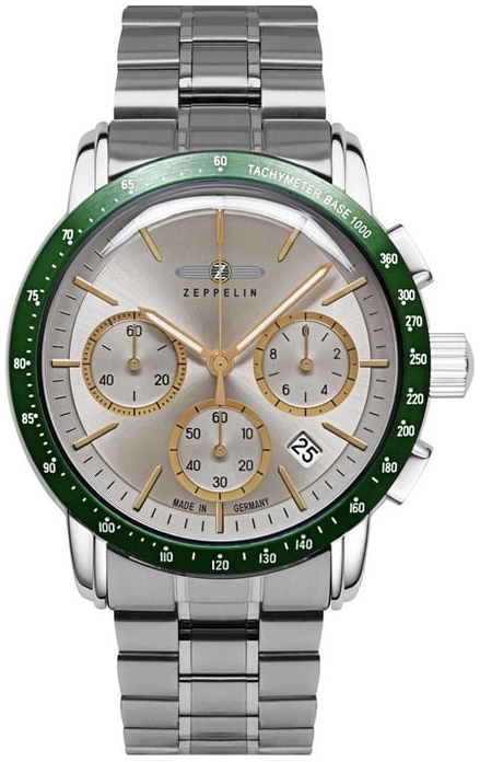 Zeppelin Herrklocka 8878MB5 New York Silverfärgad/Stål Ø42 mm - Zeppelin